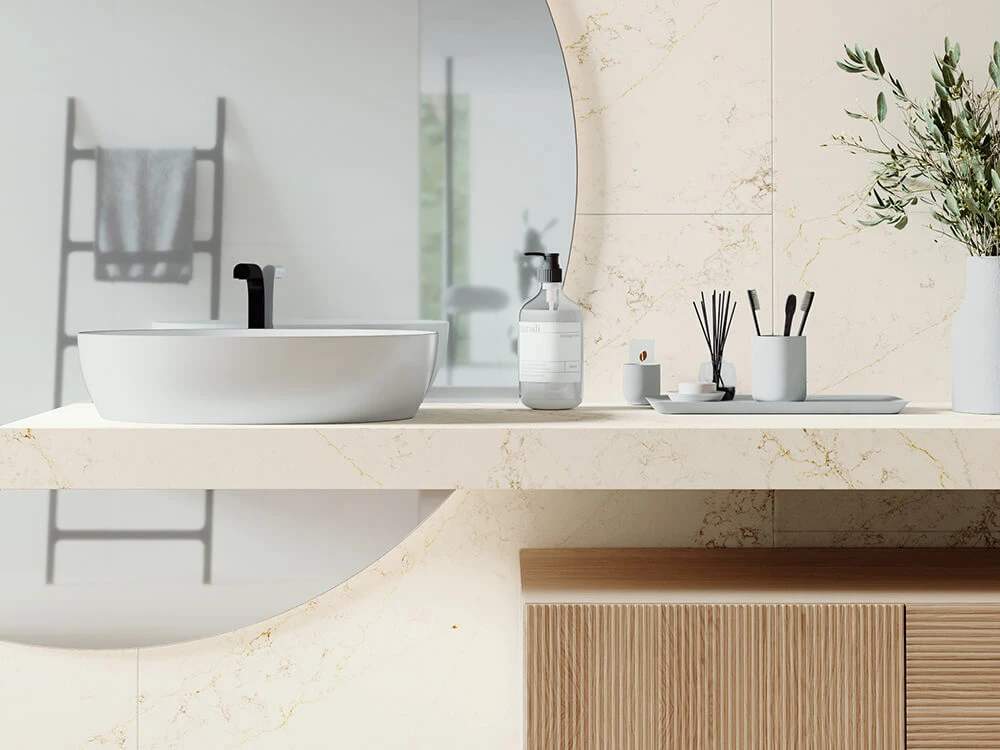 Marmo Arredo porta il fascino del marmo e della pietra naturale nel bagno con soluzioni di design esclusivo