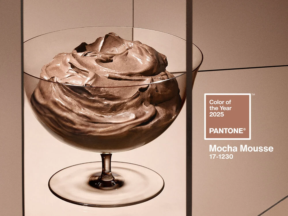 Pantone Color of the Year 2025: PANTONE 17-1230 Mocha Mousse